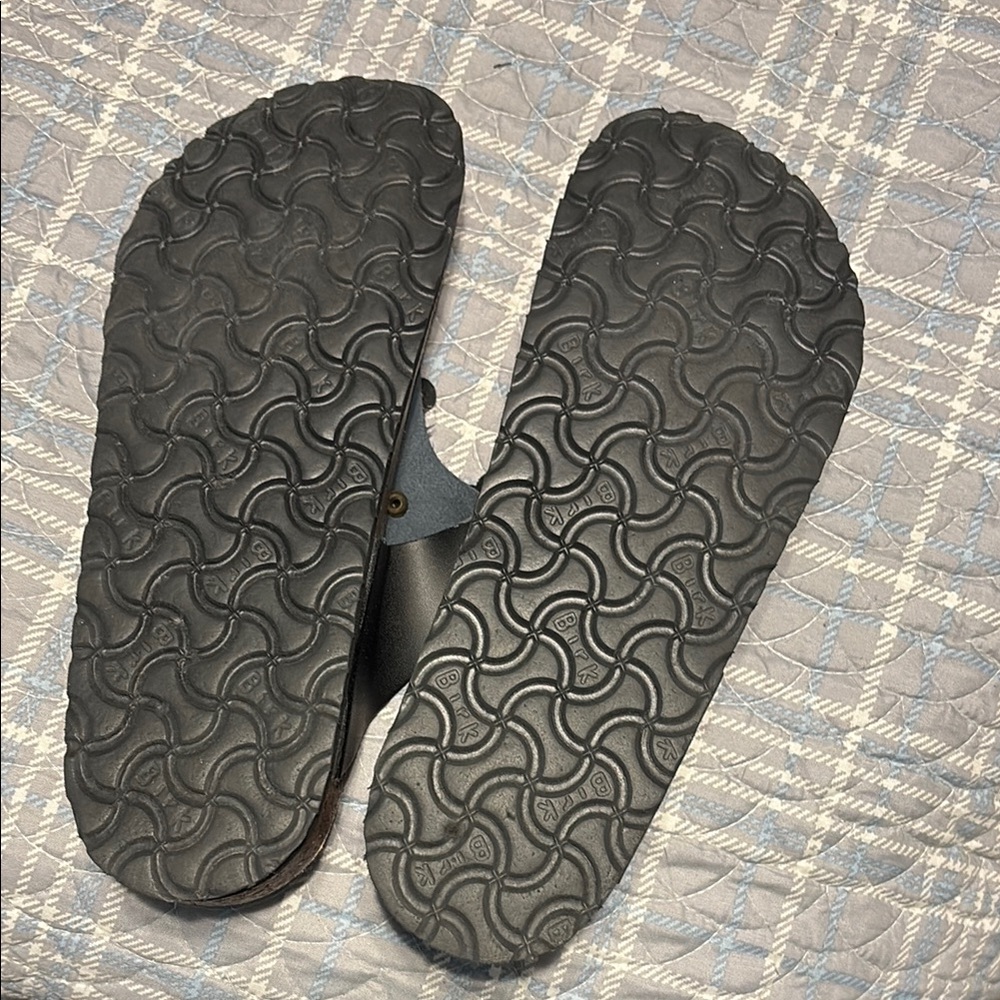 Birkenstock Black and Brown Sandals - Picture 2 of 3